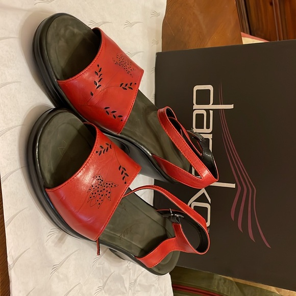 Dansko Anais heel, Red, Sz39 - Picture 5 of 5